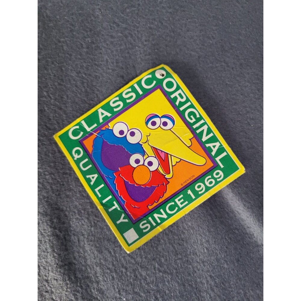 SESAME STREET ELMO "THAT TICKLES" Vintage Crewneck Sweatshirt Pullover SZ LG - Picture 9 of 9